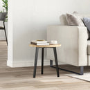 bordplade Ø40x2 cm rund massivt akacietræ