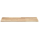 bordplade 100x40x2 cm rektangulær massivt akacietræ