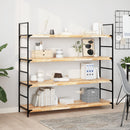 bordplade 120x40x4 cm rektangulær massivt akacietræ