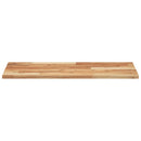bordplade 100x40x2 cm rektangulær massivt akacietræ