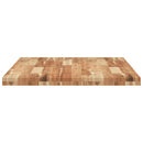 bordplade 80x70x4 cm rektangulær massivt akacietræ