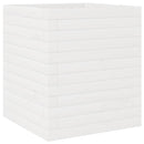 plantekasse 40x40x46 cm massivt fyrretræ hvid