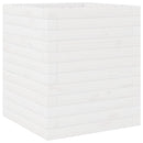 plantekasse 40x40x46 cm massivt fyrretræ hvid