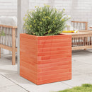 plantekasse 40x40x46 cm massivt fyrretræ gyldenbrun