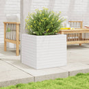 plantekasse 50x50x46 cm massivt fyrretræ hvid
