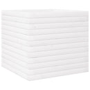 plantekasse 50x50x46 cm massivt fyrretræ hvid