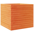 plantekasse 50x50x46 cm massivt fyrretræ gyldenbrun