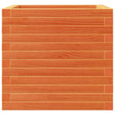 plantekasse 50x50x46 cm massivt fyrretræ gyldenbrun