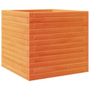 plantekasse 50x50x46 cm massivt fyrretræ gyldenbrun