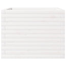 plantekasse 60x60x46 cm massivt fyrretræ hvid