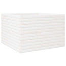 plantekasse 70x70x46 cm massivt fyrretræ hvid