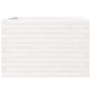 plantekasse 70x70x46 cm massivt fyrretræ hvid