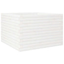 plantekasse 70x70x46 cm massivt fyrretræ hvid