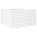 plantekasse 80x80x46 cm massivt fyrretræ hvid