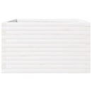 plantekasse 80x80x46 cm massivt fyrretræ hvid