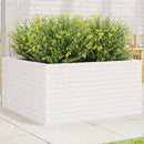 plantekasse 90x90x46 cm massivt fyrretræ hvid