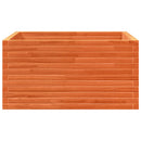 plantekasse 90x90x46 cm massivt fyrretræ gyldenbrun