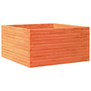 plantekasse 90x90x46 cm massivt fyrretræ gyldenbrun