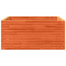 plantekasse 100x100x46 cm massivt fyrretræ gyldenbrun