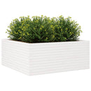 plantekasse 110x110x46 cm massivt fyrretræ hvid