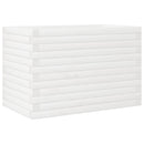 plantekasse 70x40x46 cm massivt fyrretræ hvid