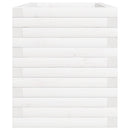 plantekasse 70x40x46 cm massivt fyrretræ hvid