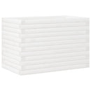 plantekasse 70x40x46 cm massivt fyrretræ hvid