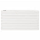 plantekasse 90x60x46 cm massivt fyrretræ hvid