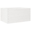 plantekasse 90x60x46 cm massivt fyrretræ hvid