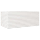 plantekasse 110x60x46 cm massivt fyrretræ hvid