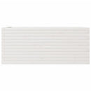 plantekasse 110x60x46 cm massivt fyrretræ hvid