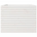 plantekasse 110x60x46 cm massivt fyrretræ hvid