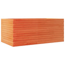 plantekasse 110x60x46 cm massivt fyrretræ gyldenbrun