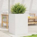 plantekasse 50x50x68,5 cm massivt fyrretræ hvid