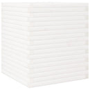 plantekasse 60x60x68,5 cm massivt fyrretræ hvid