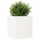 plantekasse 60x60x68,5 cm massivt fyrretræ hvid