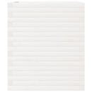 plantekasse 60x60x68,5 cm massivt fyrretræ hvid