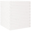 plantekasse 60x60x68,5 cm massivt fyrretræ hvid
