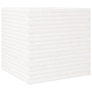 plantekasse 70x70x68,5 cm massivt fyrretræ hvid
