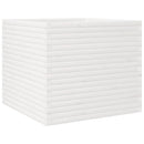 plantekasse 80x80x68,5 cm massivt fyrretræ hvid