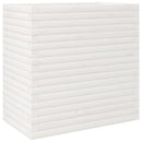 plantekasse 70x40x68,5 cm massivt fyrretræ hvid