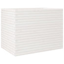 plantekasse 90x60x68,5 cm massivt fyrretræ hvid