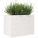 plantekasse 90x60x68,5 cm massivt fyrretræ hvid