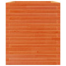 plantekasse 90x60x68,5 cm massivt fyrretræ gyldenbrun