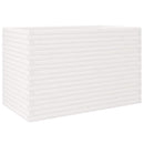plantekasse 110x60x68,5 cm massivt fyrretræ hvid