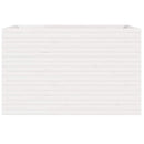plantekasse 110x60x68,5 cm massivt fyrretræ hvid