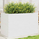 plantekasse 110x60x68,5 cm massivt fyrretræ hvid