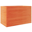 plantekasse 110x60x68,5 cm massivt fyrretræ gyldenbrun