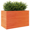 plantekasse 110x60x68,5 cm massivt fyrretræ gyldenbrun