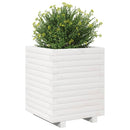 plantekasse 40x40x49,5 cm massivt fyrretræ hvid